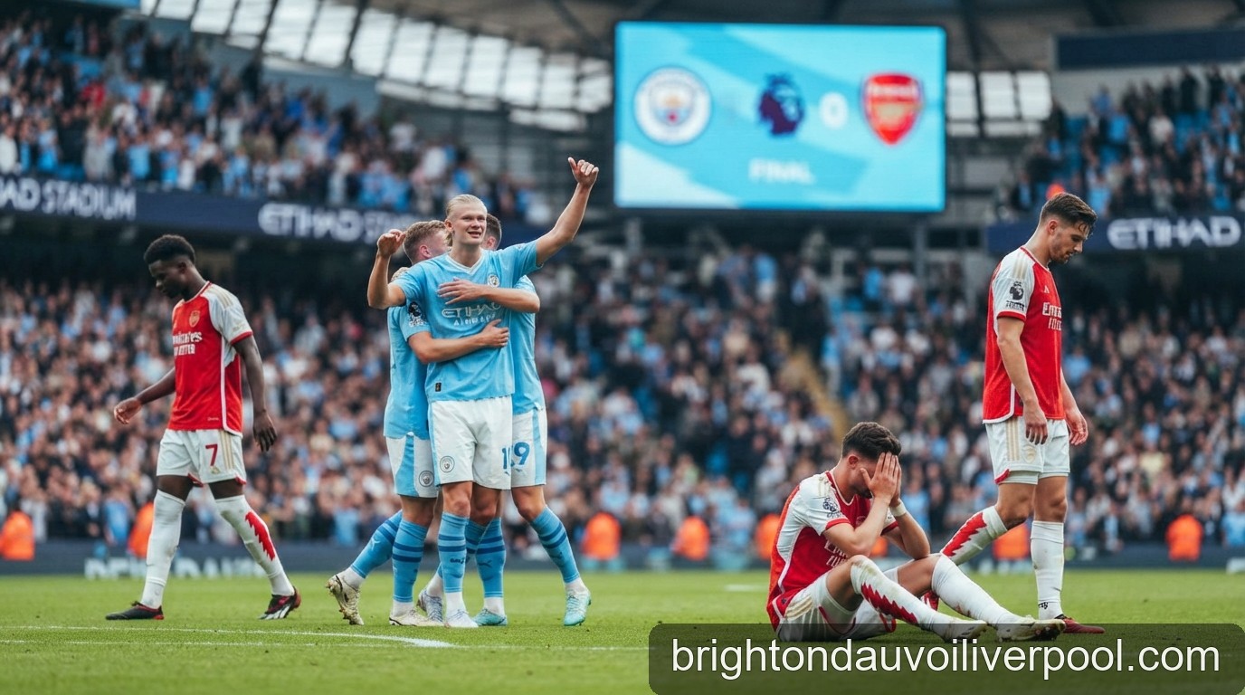 Ngoại hạng Anh 2026/27: Man City độc chiếm đỉnh bảng, Arsenal hụt hơi sau vòng 5 - 2